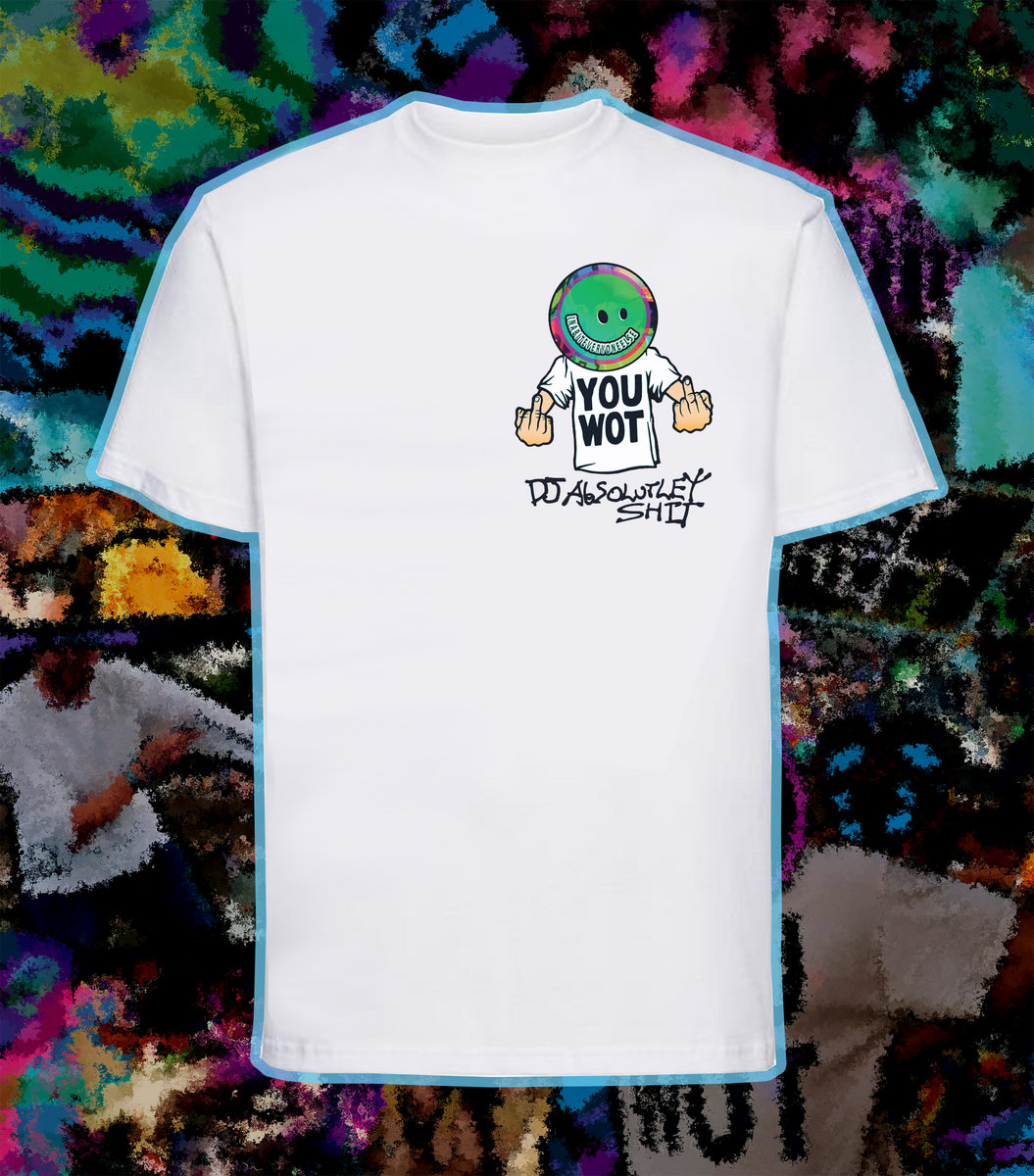 DJ Absolutely Shit T-Shirt | Red Laser Records