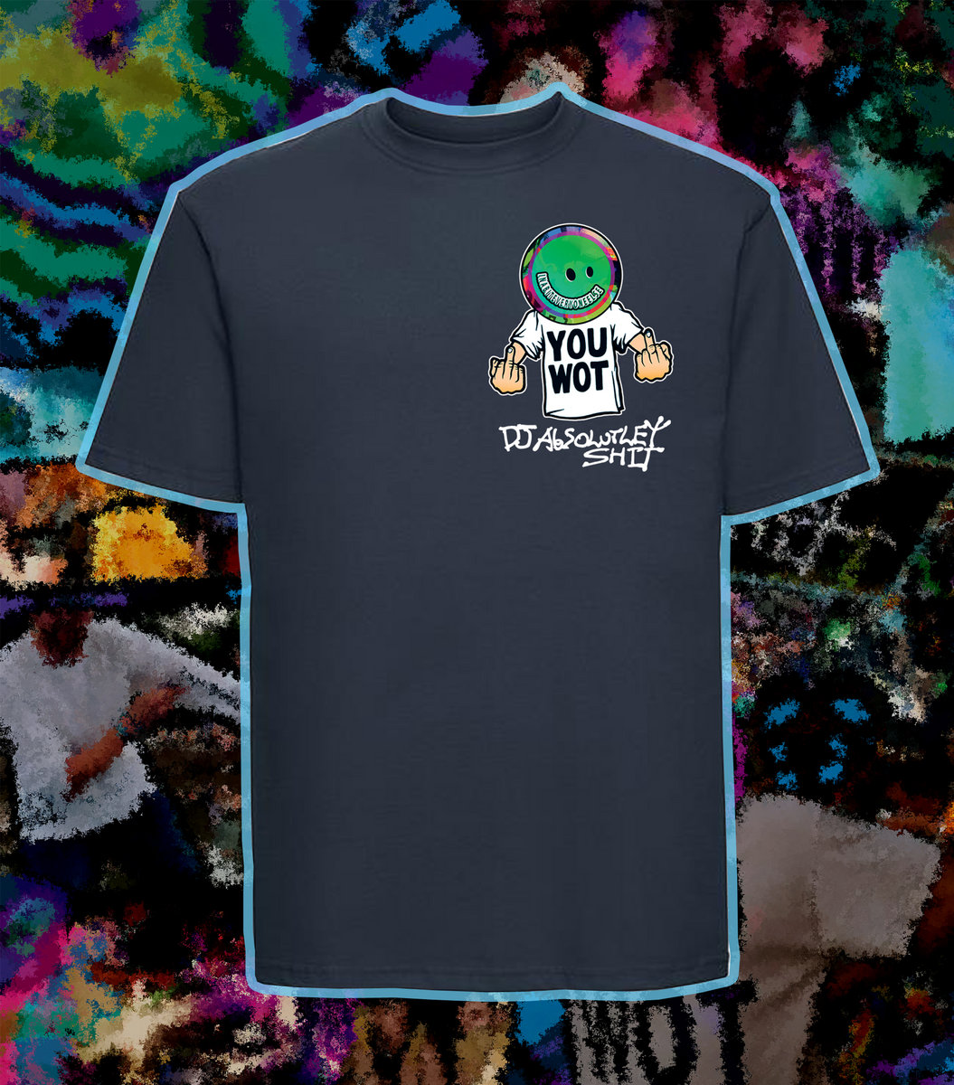 DJ Absolutely Shit T-Shirt | Red Laser Records