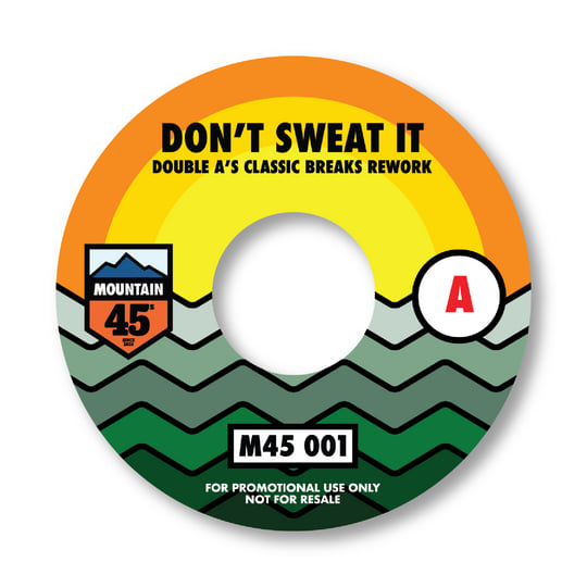 7インチレコードDON'T SWEAT IT M45 001 M45 001 • Warped Pigs / Don't Sweat It | Jeyone / Double A