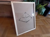 Pyramide - A4 - Linocut - Limited ed. photo 