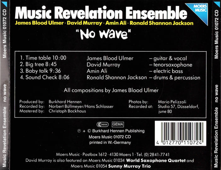 No Wave - (1980/06/01) Full Album | James 