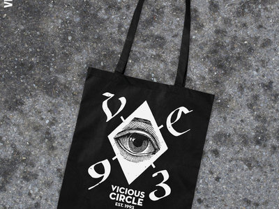 Tote bag Vicious Circle "Eye" - Black main photo