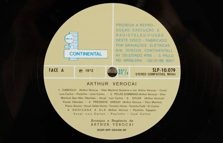 Arthur Verocai - Arthur Verocai (LP) (Gold & Black Marbled, Half-Speed  Mastered, Gatefold) – Further Records