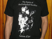 raison d'être ‎– The Stains of the Embodied Sacrifice T-Shirt (Black) photo 