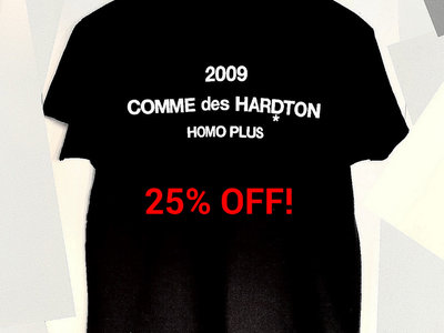"Comme Des Hardton" T-shirt (Black) main photo