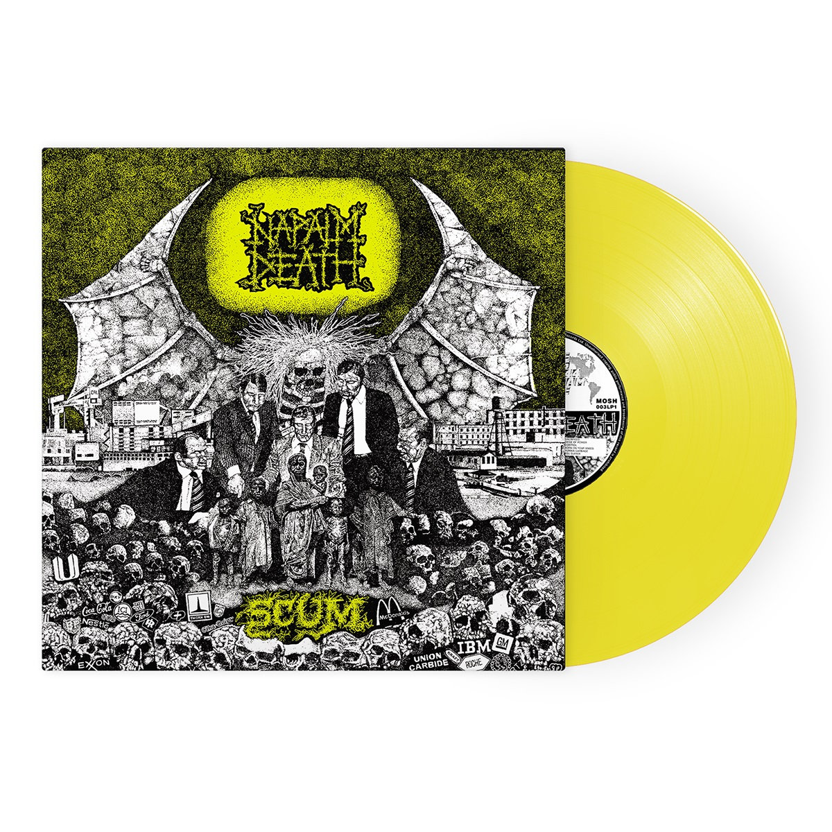 激レア NAPALM DEATH / SCUM レコード LP Earache 0024290110_10.jpg