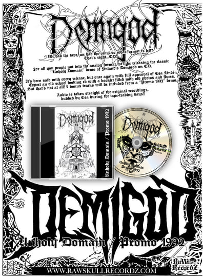 Unholy Domain / Promo 1992 | Demigod | Raw Skull Recordz