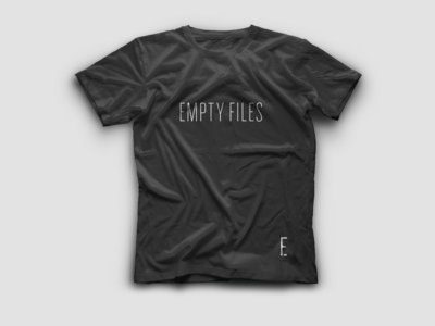 Empty Files - Classic Logo - Dark Grey Tee main photo