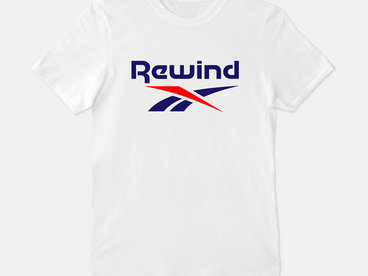 Rewind Logo T-shirt - White main photo