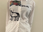 HORSE AT THE MUSEUM BUTTON DOWN photo 