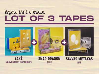 Lot of 3 tapes (April 2021 batch) main photo
