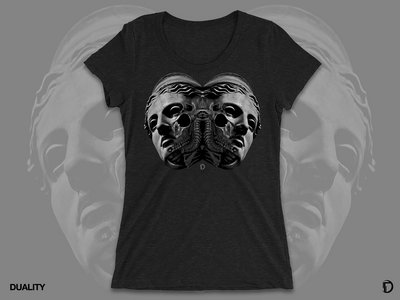 Duality - Ladies Charcoal Triblend T-Shirt main photo