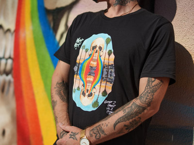 Muck Rock x Ghost to Ghost Rainbow Skull T-shirt (Black) main photo