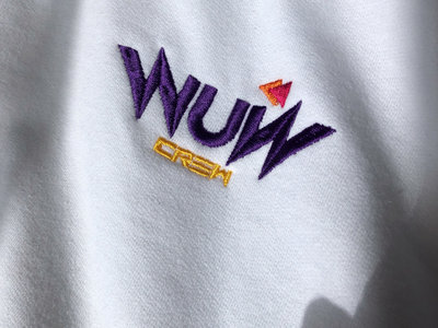 WuW Crew Embroidered Sweater - White main photo