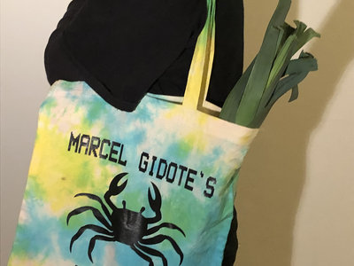 Tie-dyed tote bag main photo