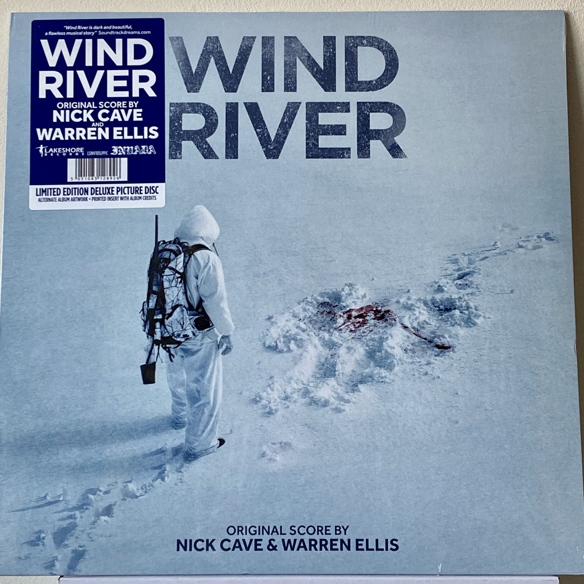 英LP Nick Cave & Warren Ellis Wind River (Original Score)　(Translucent Blue Viny LSINV185LP Lakeshore Records 未開封 /00260 Nick Cave & Warren Ellis ‎– Wind River Original Score (Vinyl