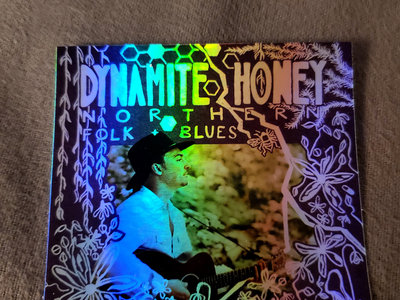 Dynamite Honey holographic album cover sticker (3"x3") main photo