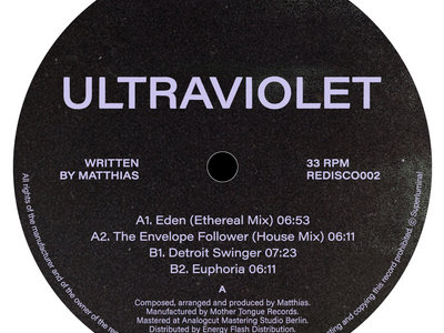 Ultraviolet 12" Vinyl main photo