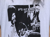 Destructo Disk - "Bob Ross 2.0 shirt" (White) photo 