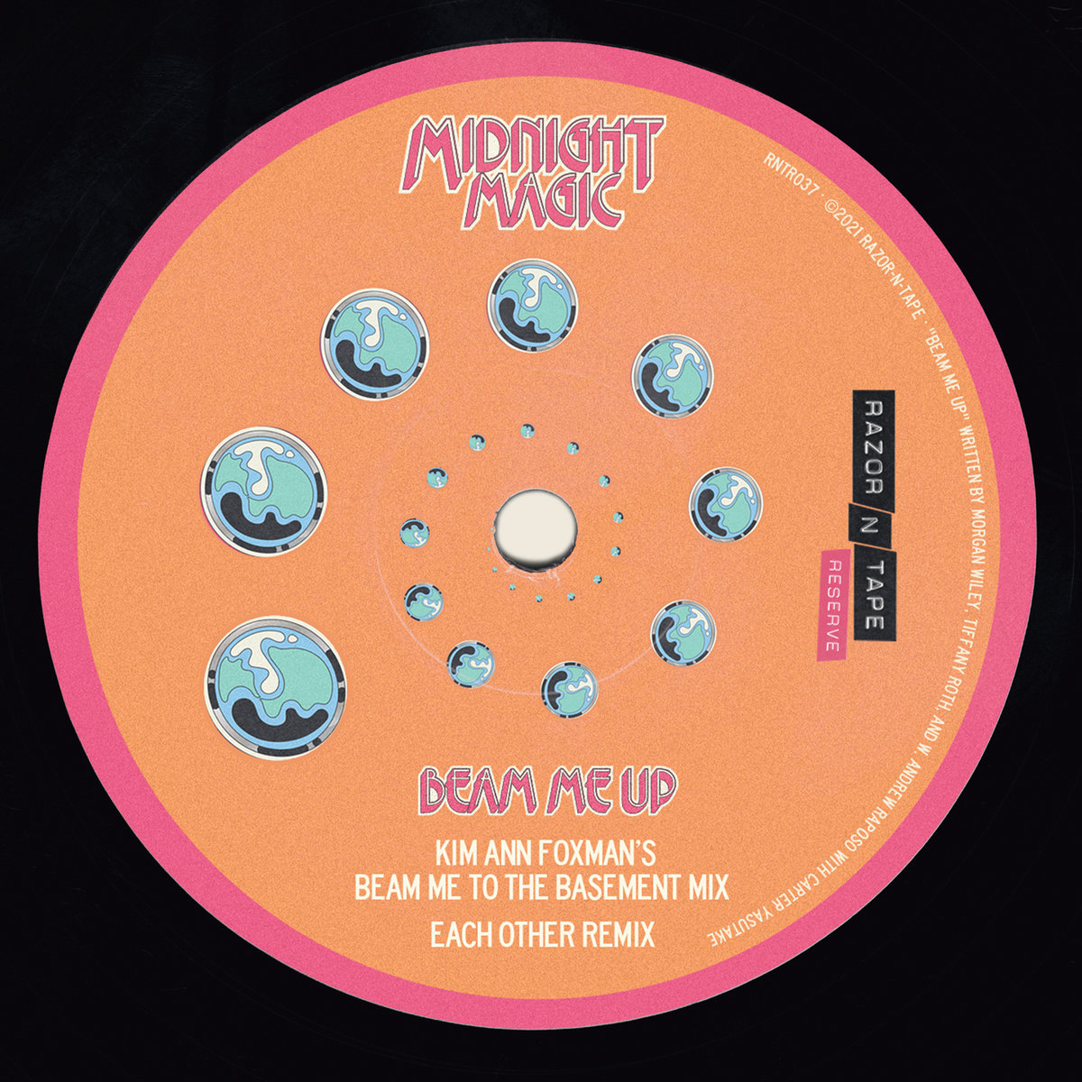 RNTR037 // Midnight Magic - Beam Me Up Remixed - 12