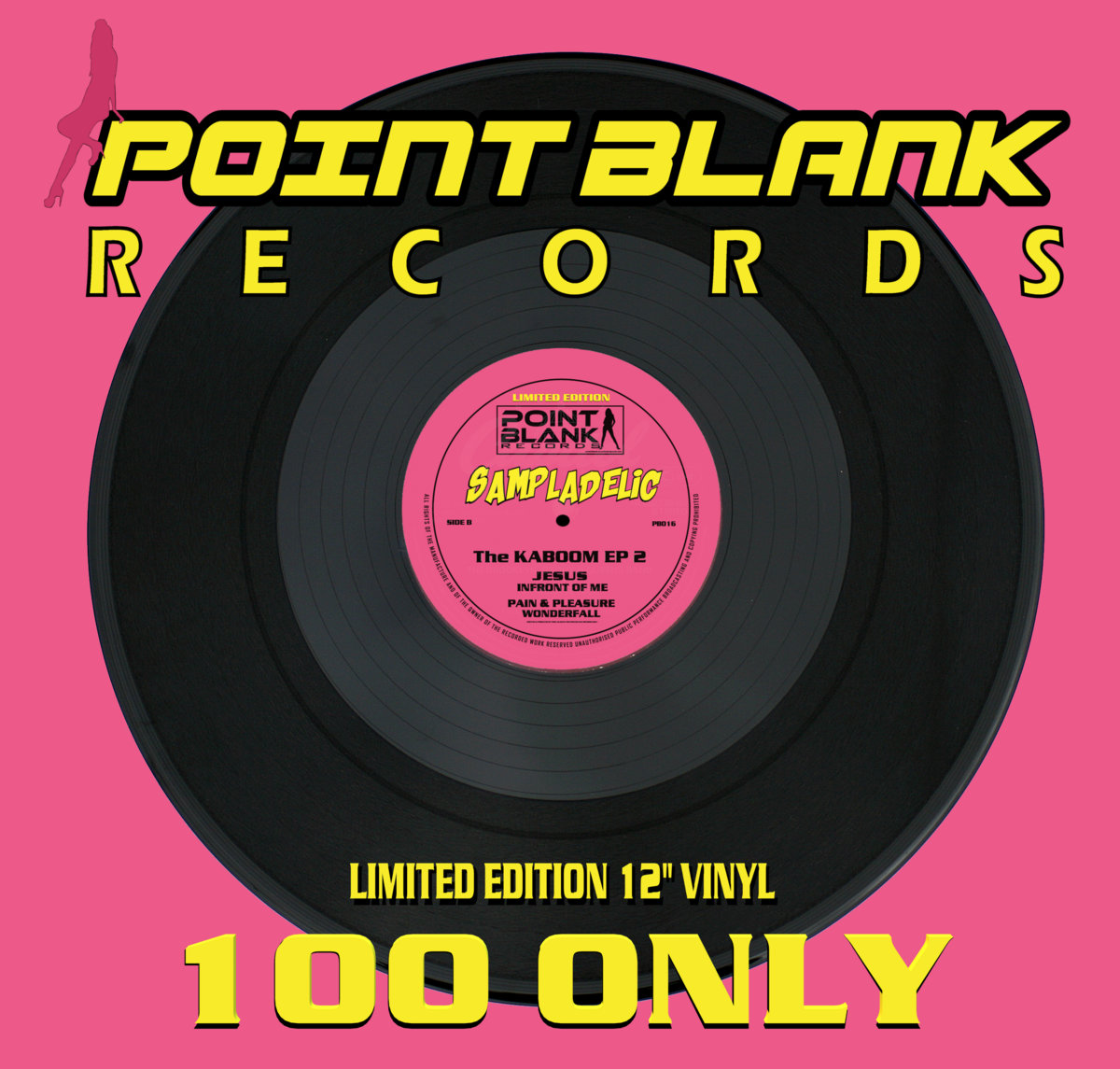 Limited Edition 12" Collectors Vinyl The kabOOm 2 EP POINTBLANK RECORDS