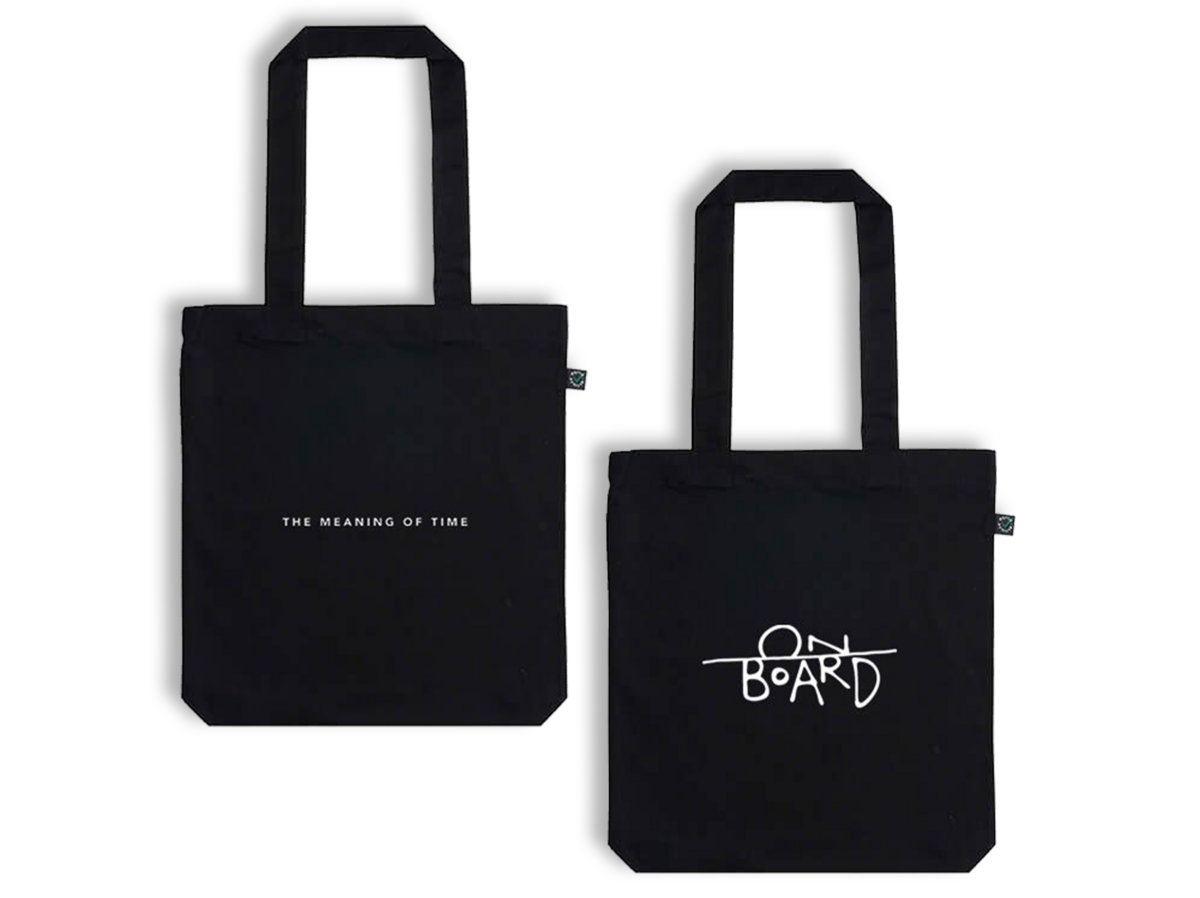 Black Tote Bag - The Meaning Of Time Edition | On Board Music