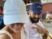 Happiness Therapy embroidered cap : pastel blue photo 