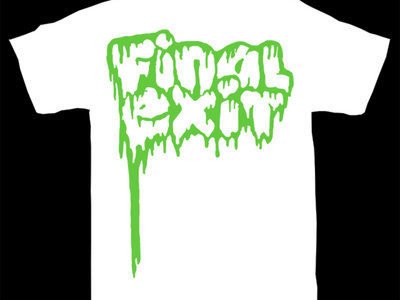 Horror Drippy Logo White T shirt main photo