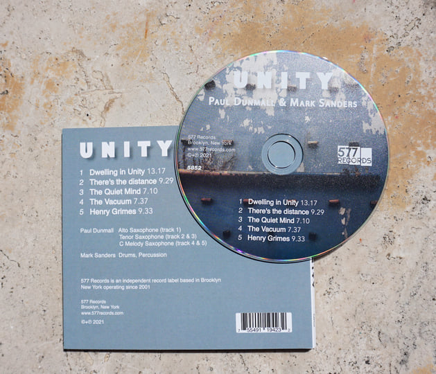 Unity | Paul Dunmall and Mark Sanders | 577 Records