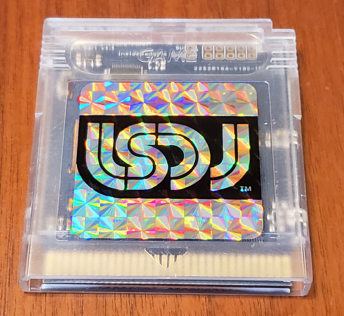 Unofficial Holographic LSDJ Game Boy Cartridge Sticker (set of 2