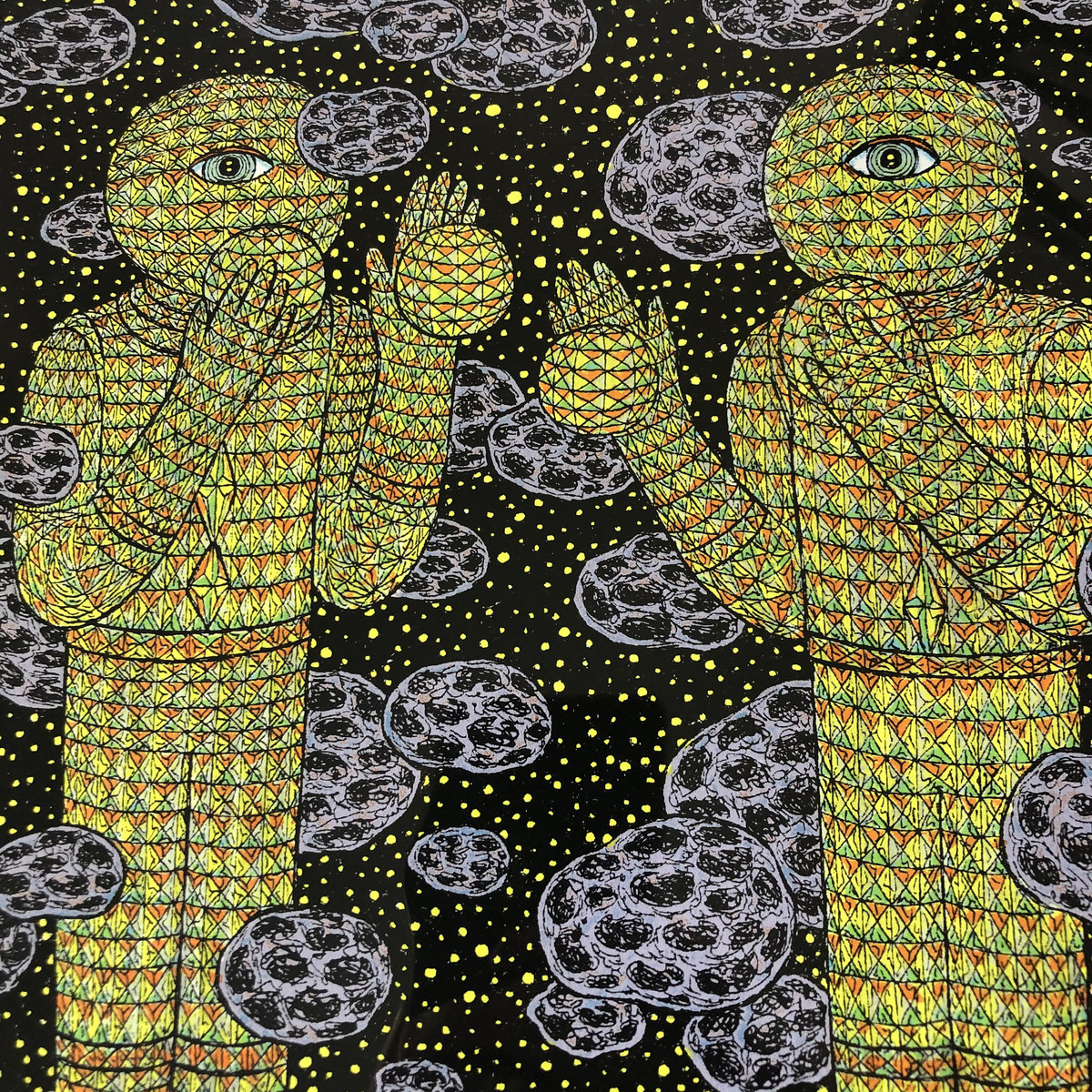 Hello from Space Theo Ellsworth AI screenprint | Astral Industries