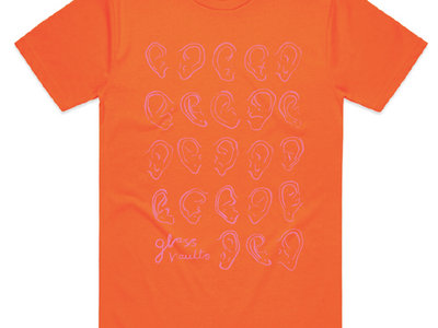 Glass Vaults ~ Ears ~ T-Shirt (Limited Orange and Pink) main photo
