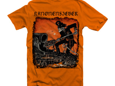 Orange T-Shirt "Menschenmühle Design" main photo