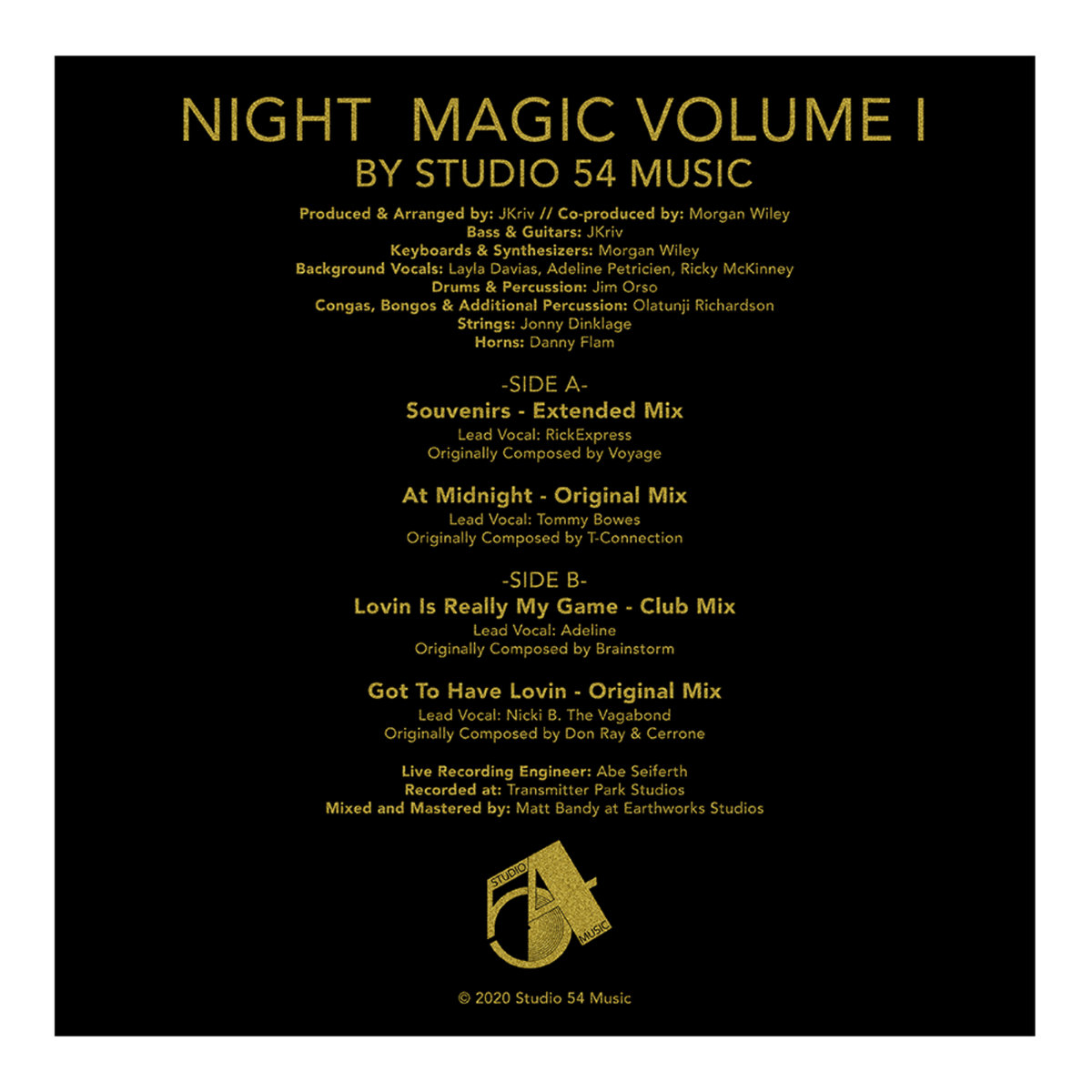 Night Magic Vol. I - The Disco Mixes | Studio 54 Music, JKriv