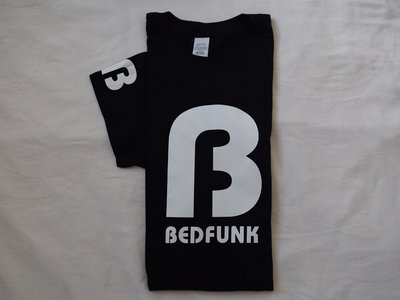 Bedfunk Black Tee with white B logo on Front main photo