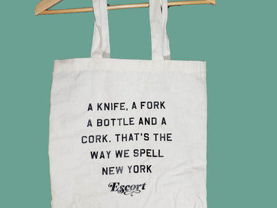A Knife A Fork A Bottle and A Cork Tote main photo