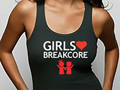 GIRLS LOVE BREAKCORE GREY TANK TOP (LIMITED EDITION) main photo