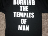 Burning the Temples of Man album cover t-shirt photo 