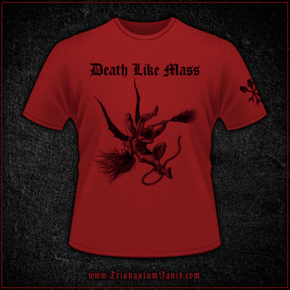 Matka na Sabacie' cardinal red t-shirt (2XL only) | Death Like Mass