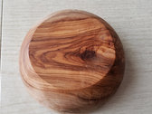 Personalized Pyrography Handmade Olive Wood Bowl photo 