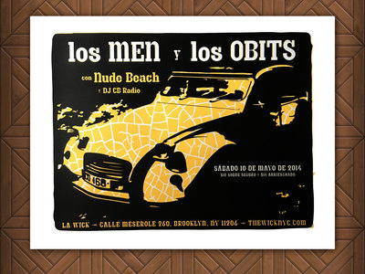 "Los Men y Los Obits" May 2014  Show Poster main photo