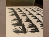 Letterpress print of charcoal drawing 1 photo 