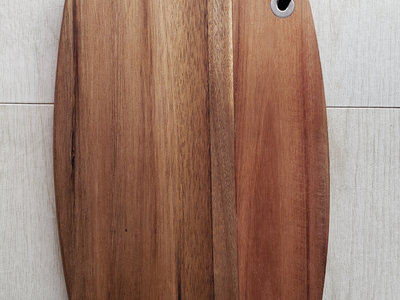 Personalized Pyrography Acacia Wood Cutting Board main photo