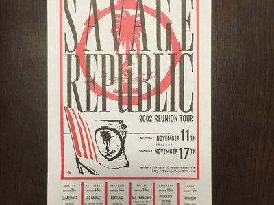 Savage Republic 2002 Reunion Tour poster main photo