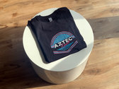 AZTEC RECORDS 'Neon Logo' BLACK T-SHIRT [Made To Order] photo 