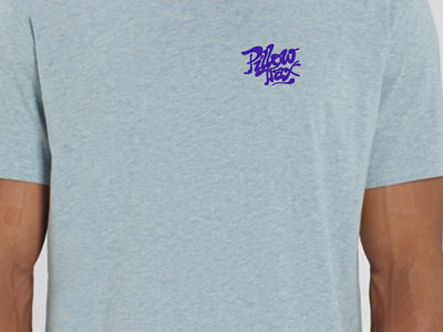 T-Shirt "Pillow Trax" - Logo in Heather-Ice-Blue main photo