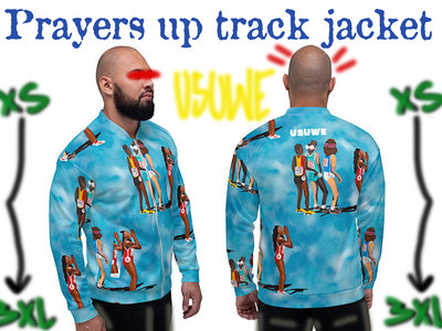 Prayers up track jacket main photo