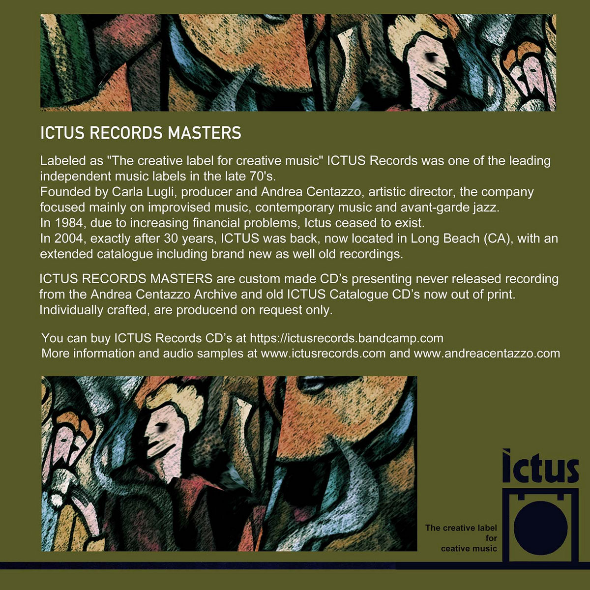 IN CONCERT | STEVE LACY ANDREA CENTAZZO KENT CARTER | ICTUS Records