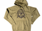 Military Green Embroidered Mola Hoodie Success photo 