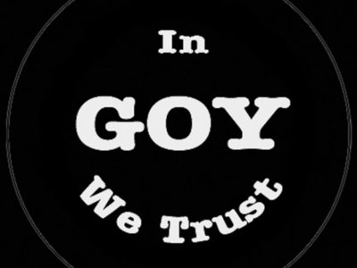 'In Goy we trust' badge main photo